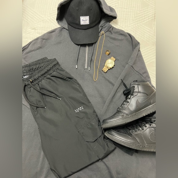 ASOS Dark grey oversize hoodie - Picture 4 of 5